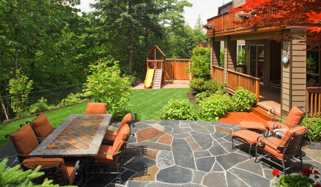 A photo showing outdoor space to increase home value for PMI removal.
